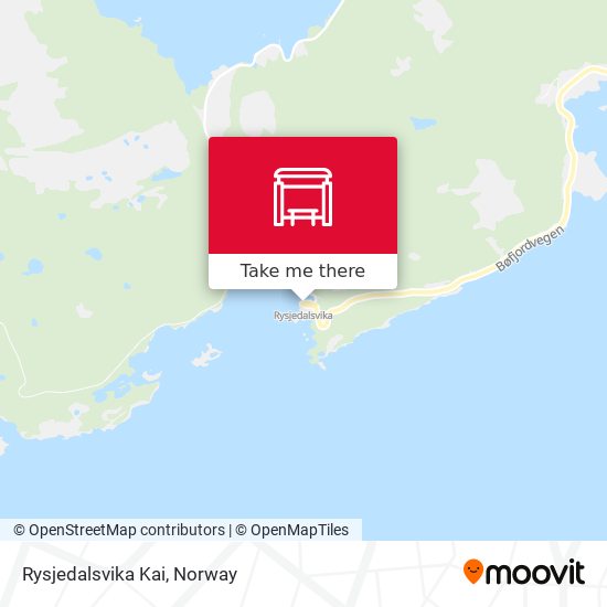 Rysjedalsvika Kai map