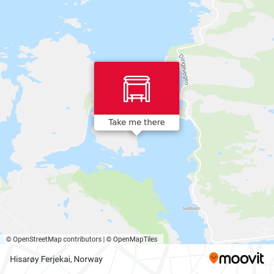 Hisarøy Ferjekai map