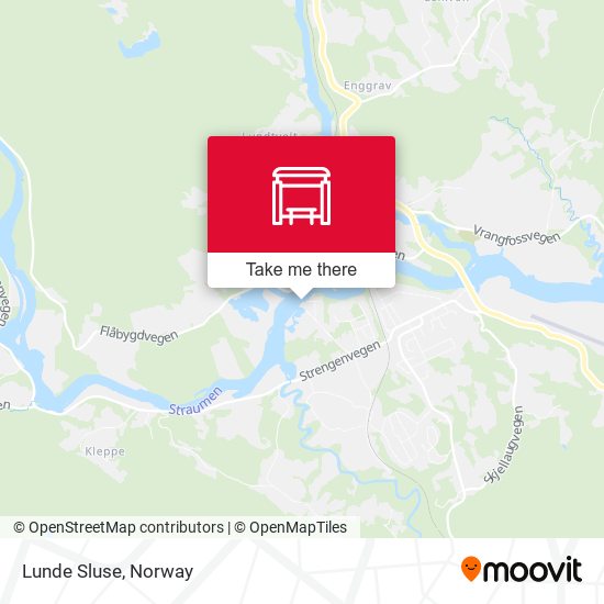 Lunde Sluse map