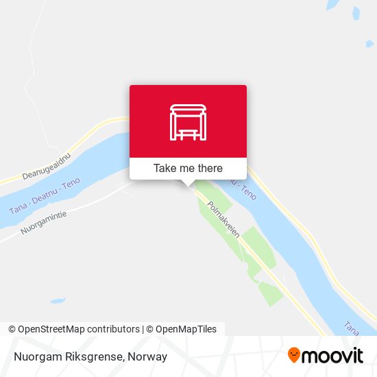 Nuorgam Riksgrense map