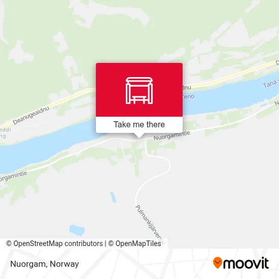 Nuorgam map