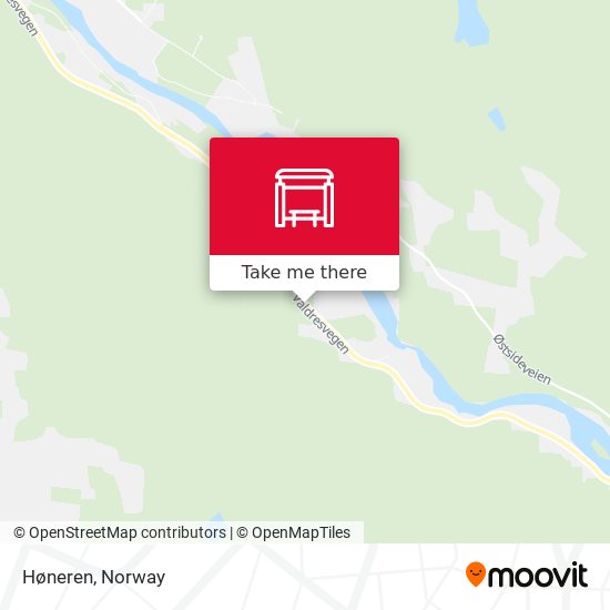 Høneren map