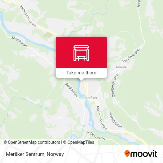 Meråker Sentrum map