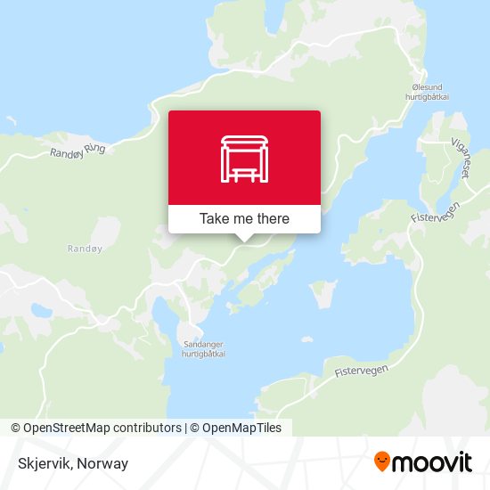 Skjervik map