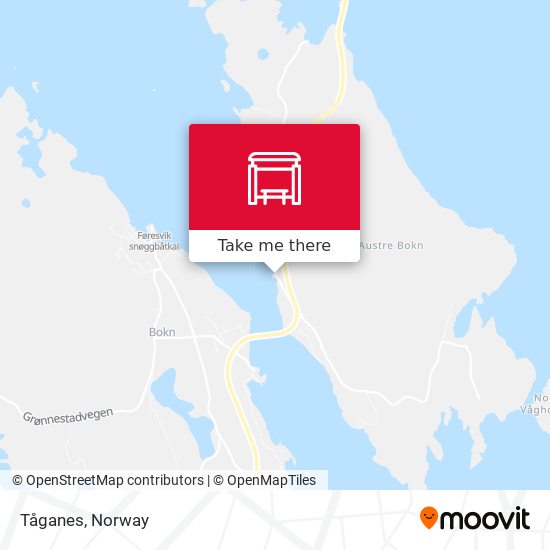 Tåganes map