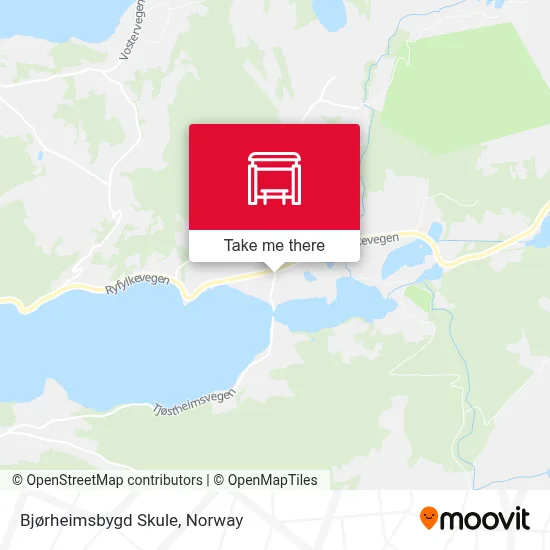 Bjørheimsbygd Skule map