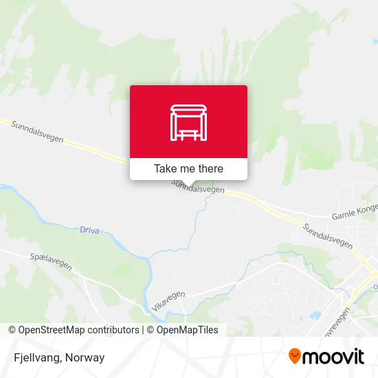 Fjellvang map