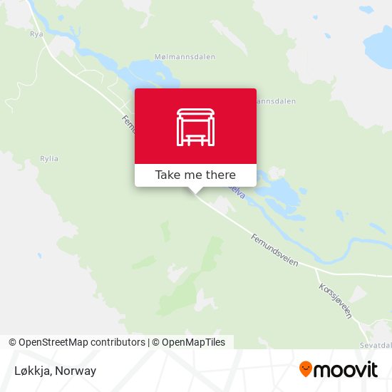 Løkkja map