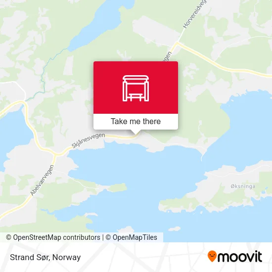 Strand Sør map