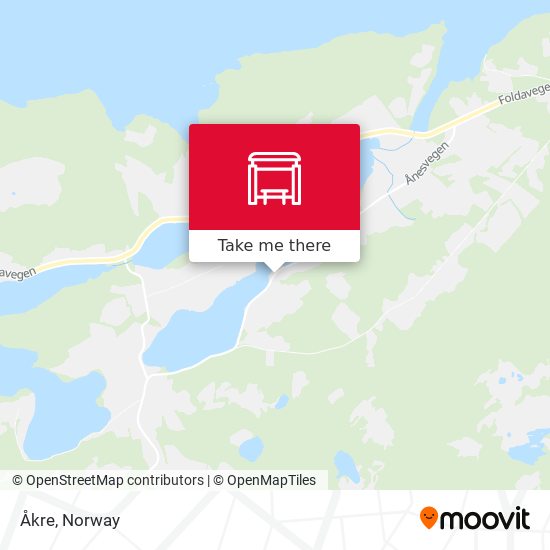 Åkre map