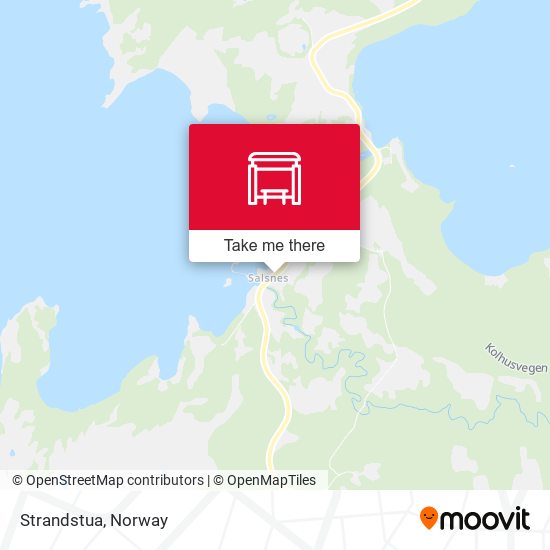 Strandstua map