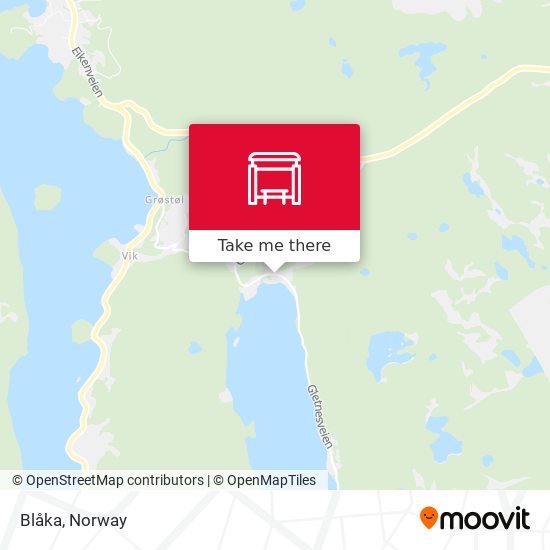 Blåka map