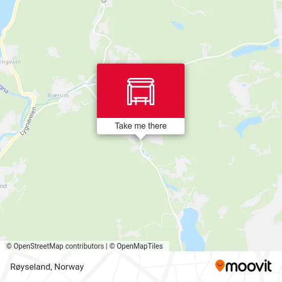 Røyseland map