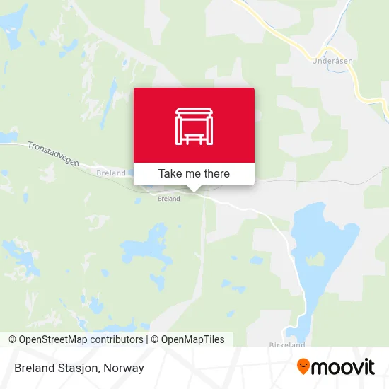 Breland Stasjon map