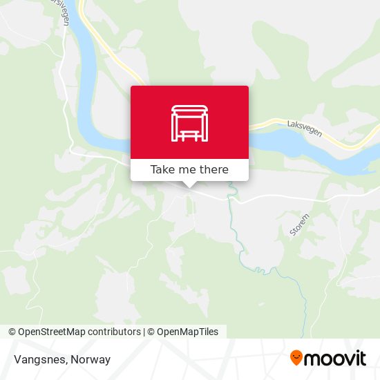 Vangsnes map