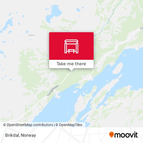 Brikdal map