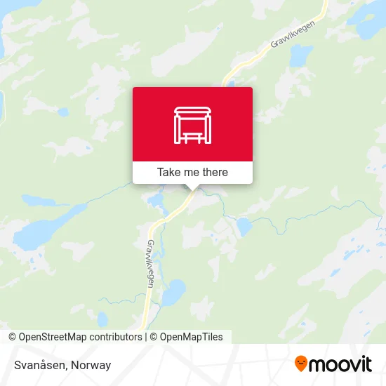 Svanåsen map