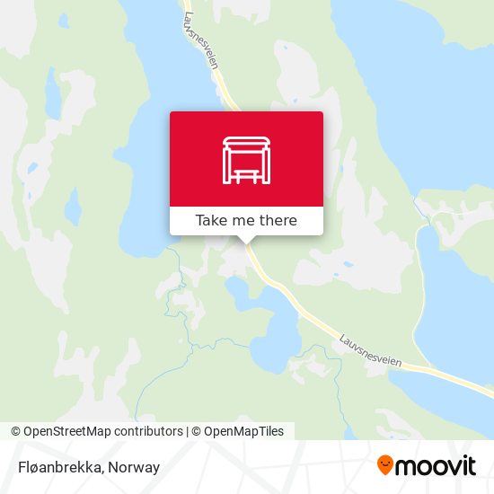 Fløanbrekka map