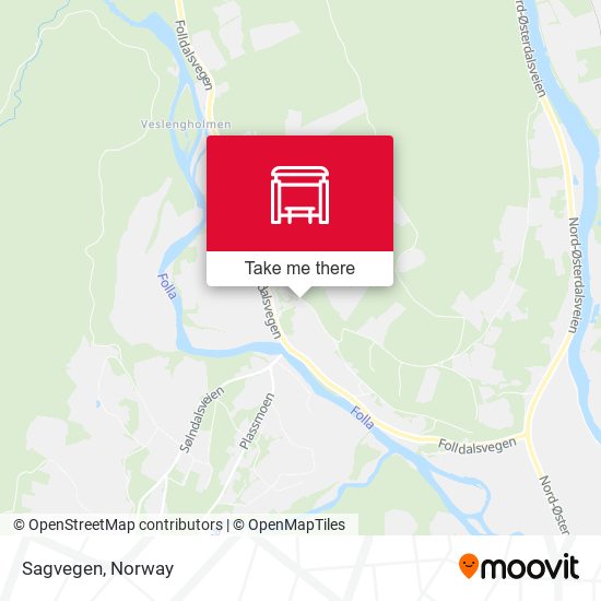 Sagvegen map