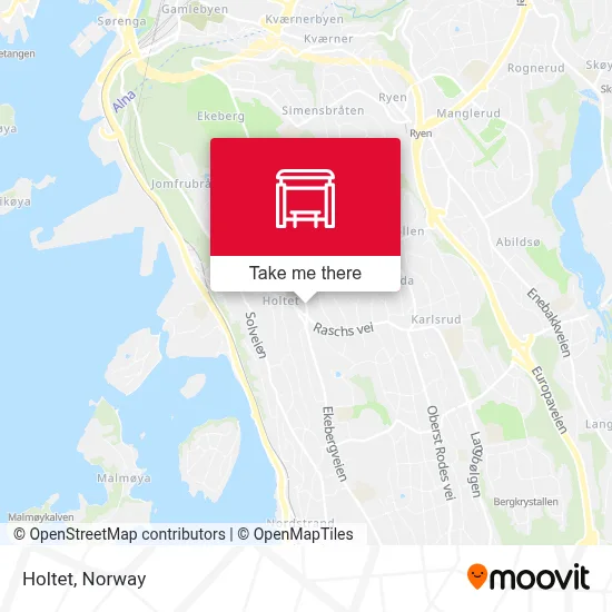 Holtet map
