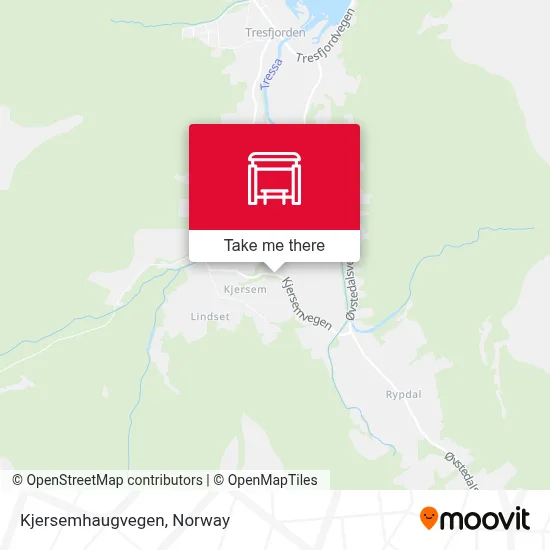 Kjersemhaugvegen map