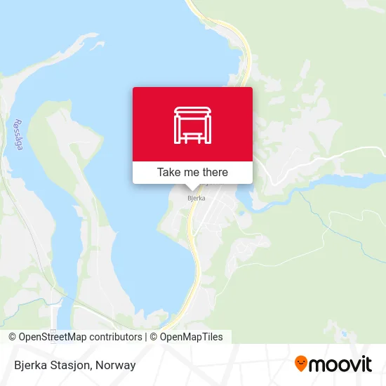 Bjerka Stasjon map