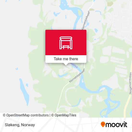 Sløkeng map