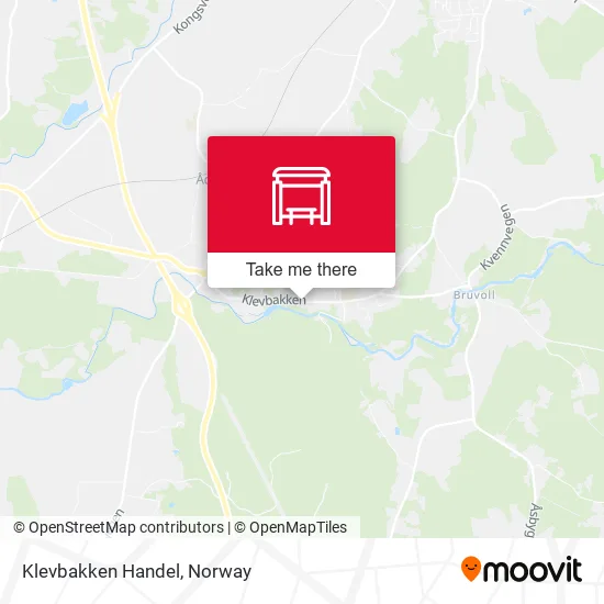 Klevbakken Handel map
