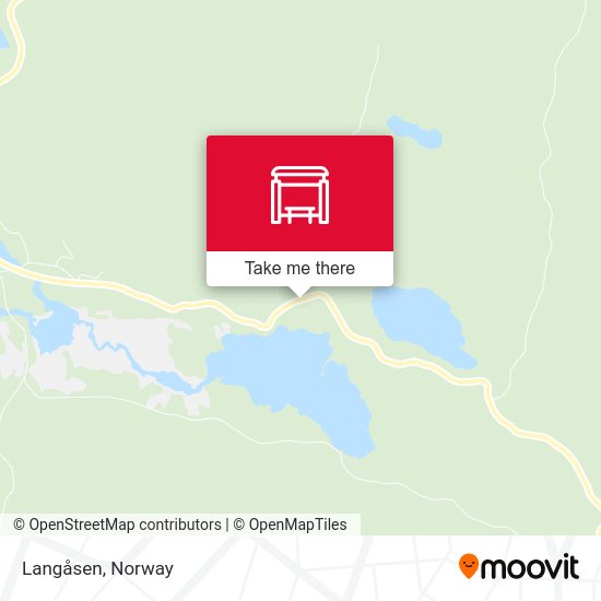 Langåsen map