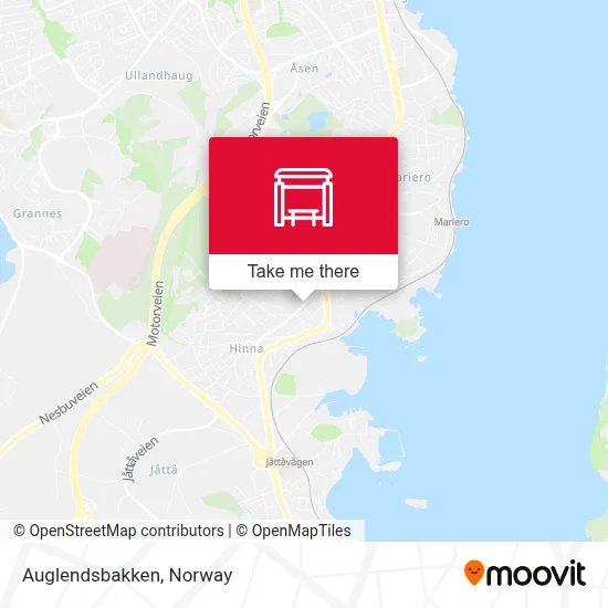 Auglendsbakken map