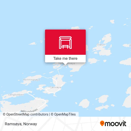 Ramsøya map