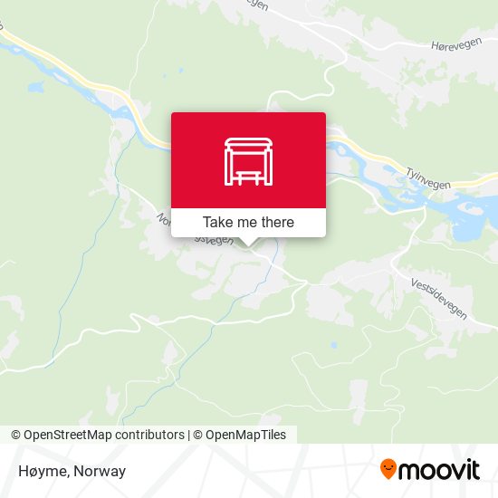 Høyme map