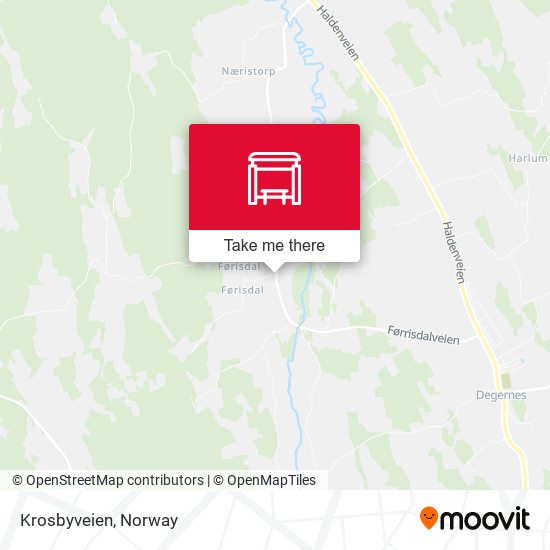 Krosbyveien map