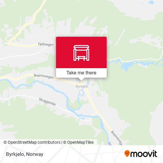 Byrkjelo map