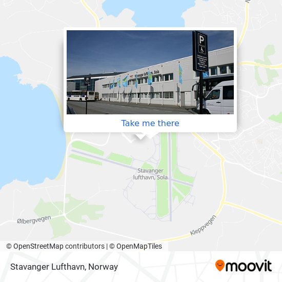 Stavanger Lufthavn map