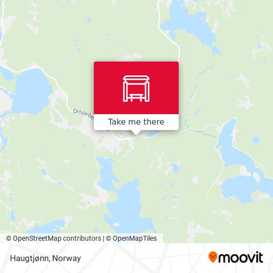 Haugtjønn map