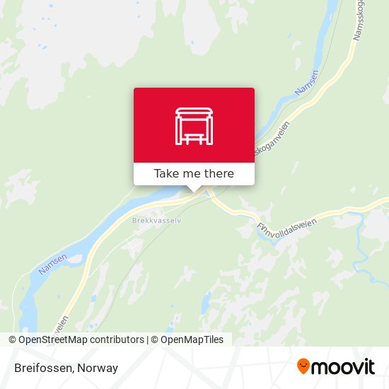 Breifossen map