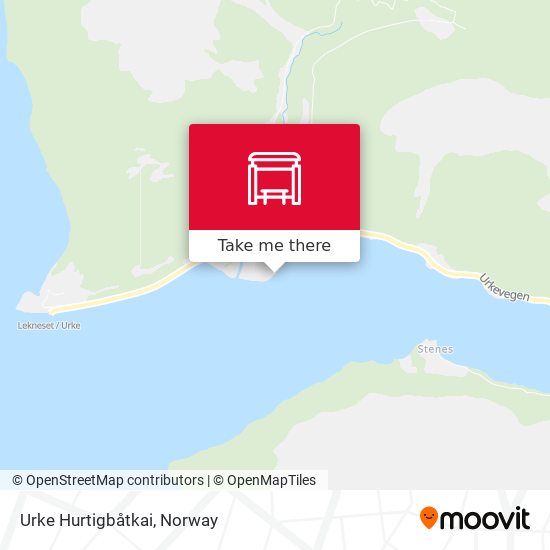 Urke Hurtigbåtkai map