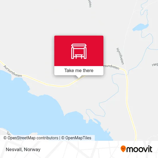 Nesvall map