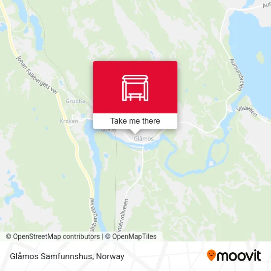 Glåmos Samfunnshus map