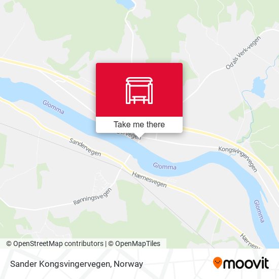 Sander Kongsvingervegen map