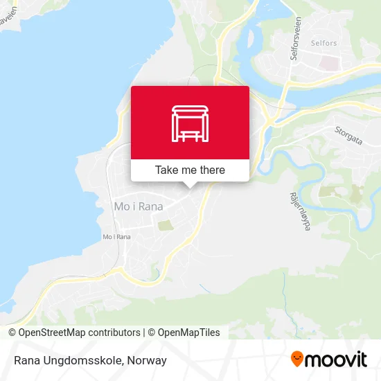 Rana Ungdomsskole map