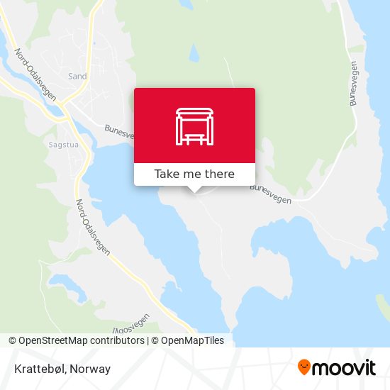 Krattebøl map