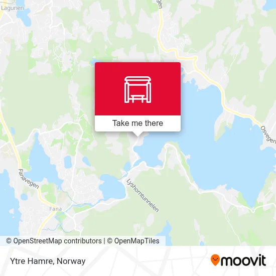 Ytre Hamre map