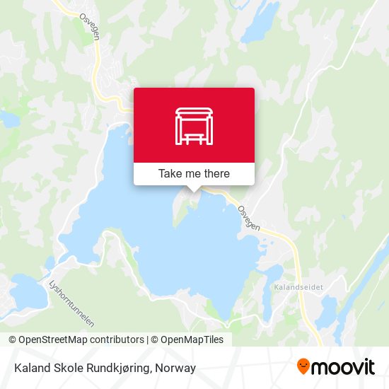 Kaland Skole Rundkjøring map