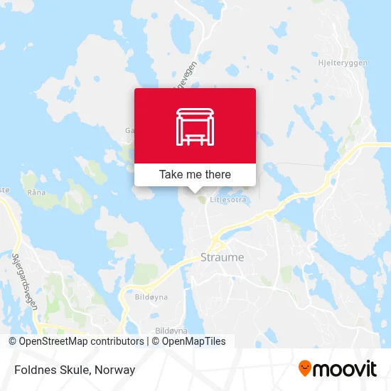 Foldnes Skule map
