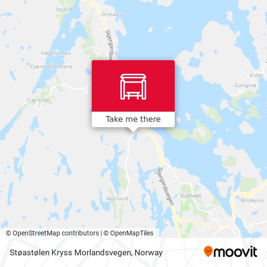 Støastølen Kryss Morlandsvegen map