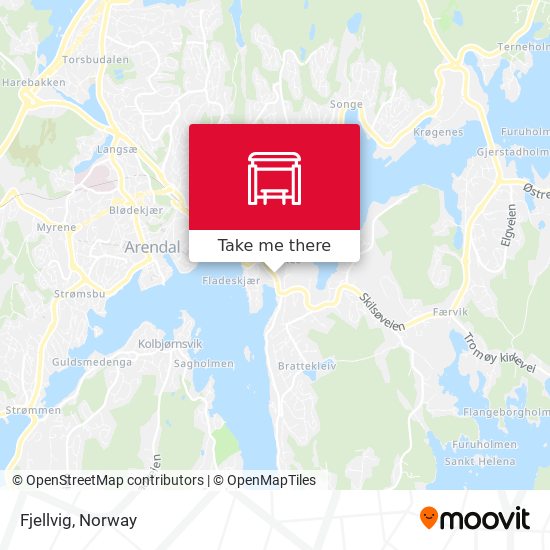 Fjellvig map