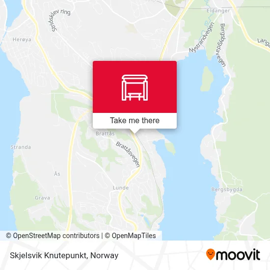 Skjelsvik Knutepunkt map