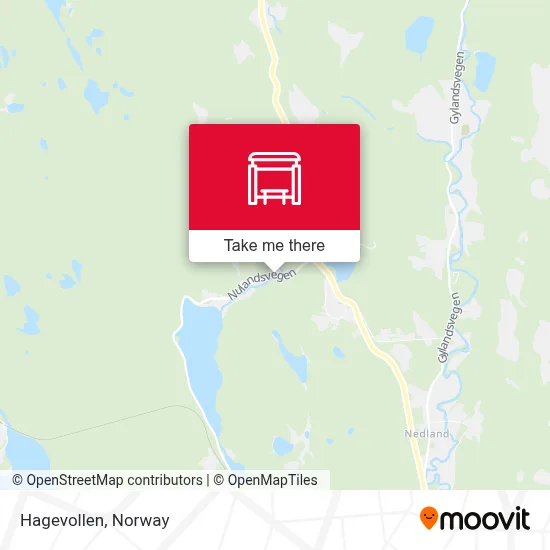 Hagevollen map
